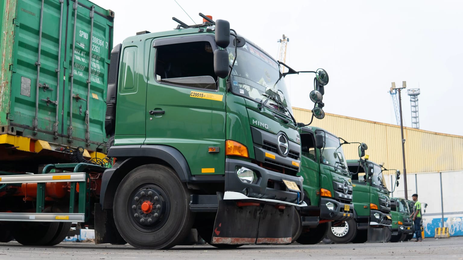 BSB Cargo truck at delivery